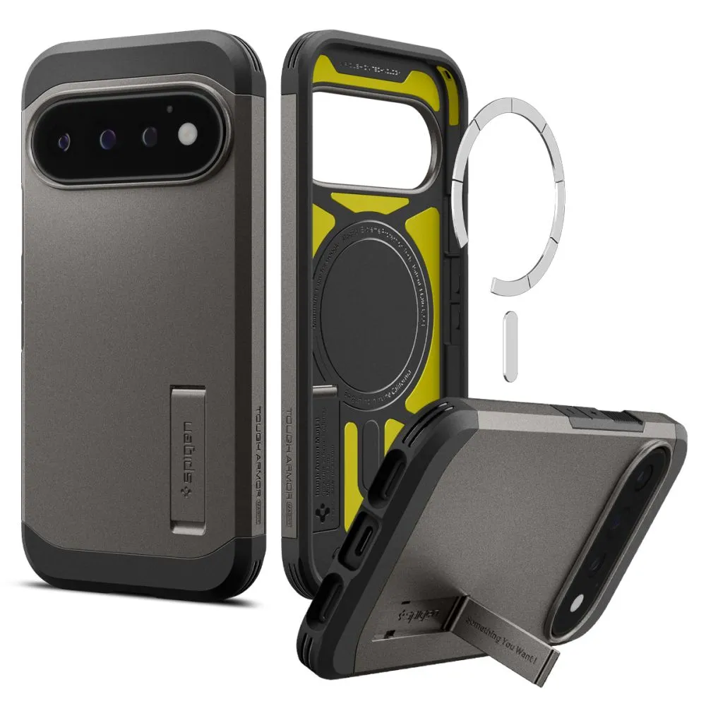 Etui Spigen Tough Armor Magsafe Google Pixel 11 Pro Tytanowy