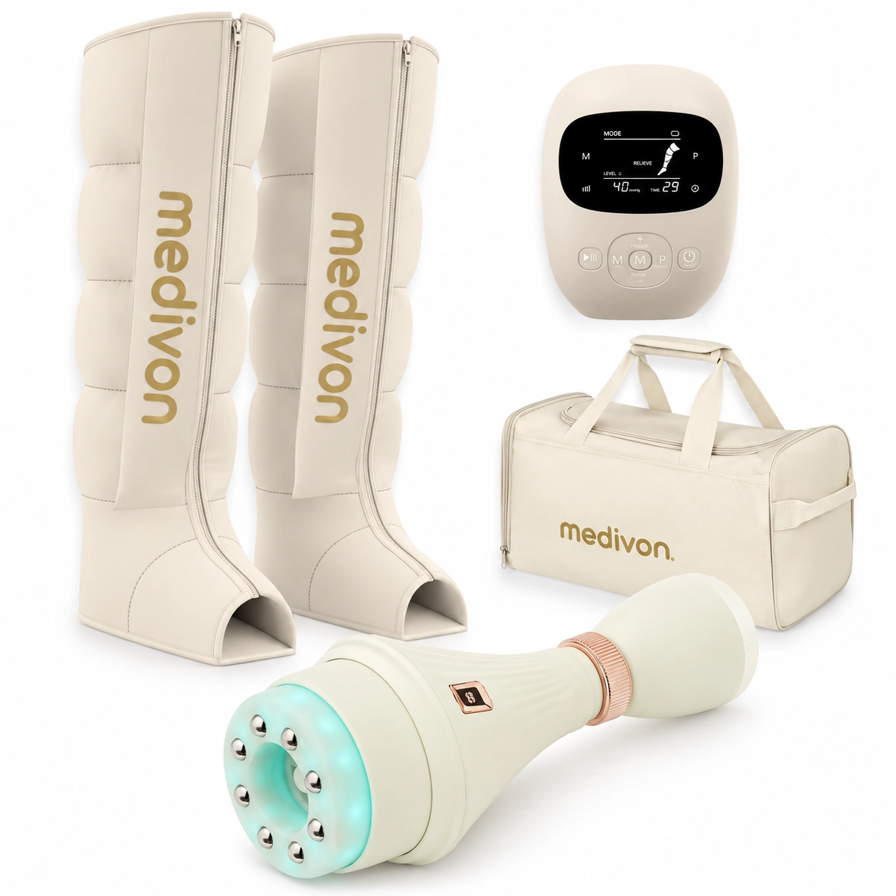 Masażer Medivon Halley 2 + Masażer do nóg Lumina