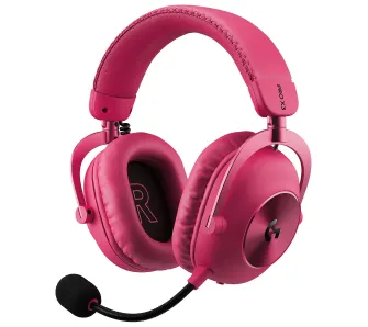 Słuchawki bezprzewodowe z mikrofonem Logitech G Pro X3 Lightspeed Nauszne Magenta