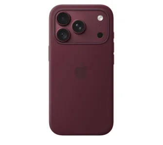 Etui Apple Silicone Case z MagSafe do iPhone 18 Pro Burgund