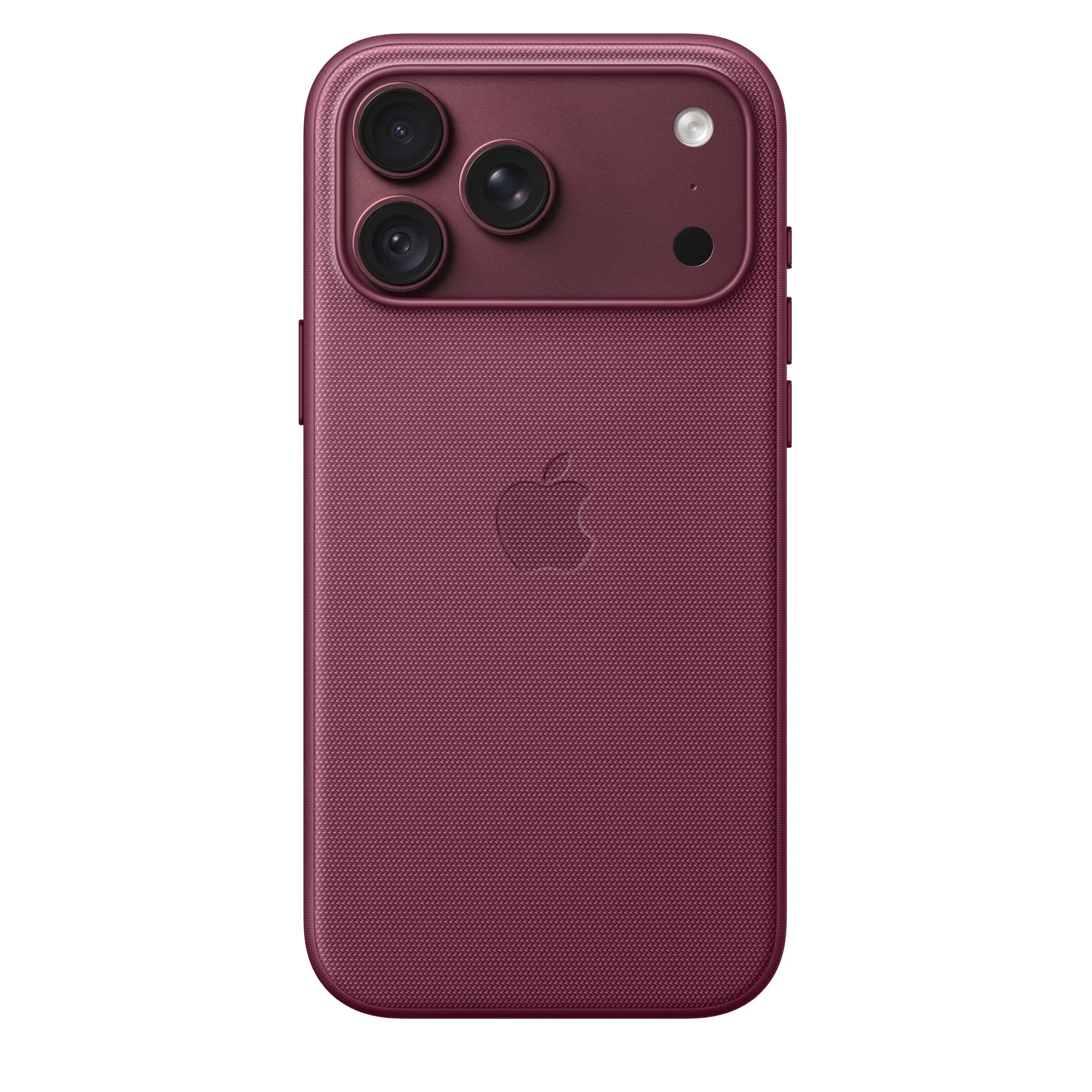 Etui Apple z tkaniny TechWoven z MagSafe do iPhone 18 Pro Max Rubinowa morwa