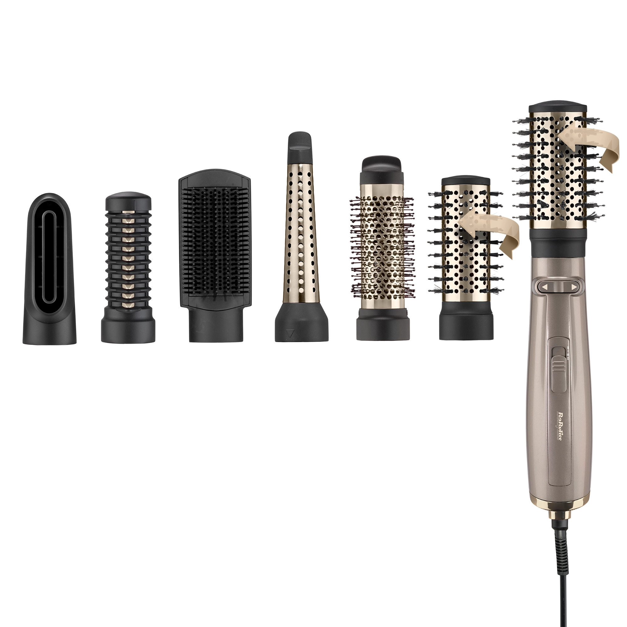 Suszarko-lokówka BaByliss AS490E 1000W Obrotowa Zimny nawiew Średnica szczotki 38mm 42mm 50mm
