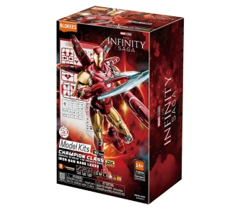 Model do składania Blokees Marvel Infinity Saga - Champion Class 01 Iron Man MK85 EX