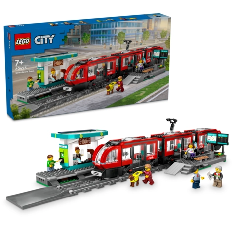 LEGO 60423 City Tramwaj miejski ze stacją