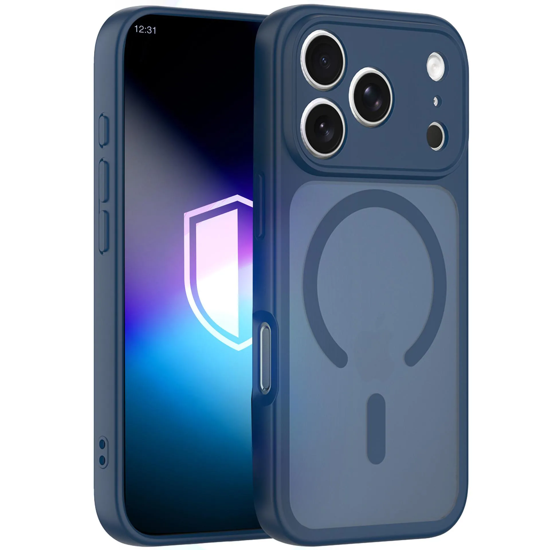 Etui 3mk Misty MagCase do iPhone 18 Pro / 17 Pro Granatowy