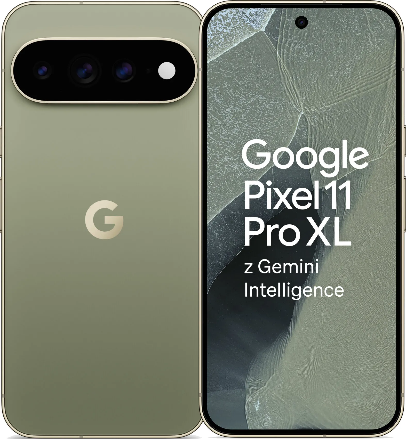 Smartfon Google Pixel 11 Pro XL 12/256GB AI 6,8" 120Hz 50Mpix Szałwiowy