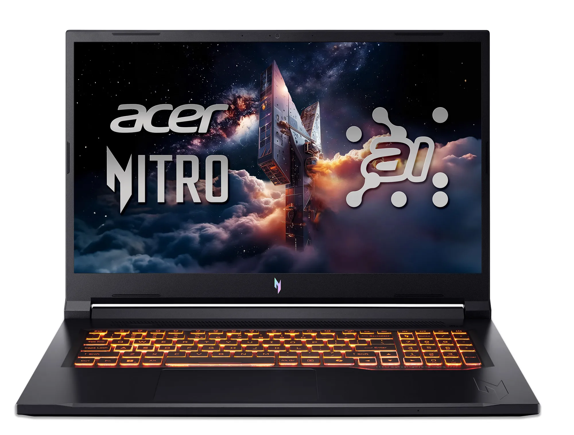 Laptop gamingowy Acer Nitro V 17 AI ANV17-41 17,3" 144Hz Ryzen 5 240 16GB RAM 512GB Dysk SSD RTX5060 DLSS4 Win11 Czarny Funkcje AI