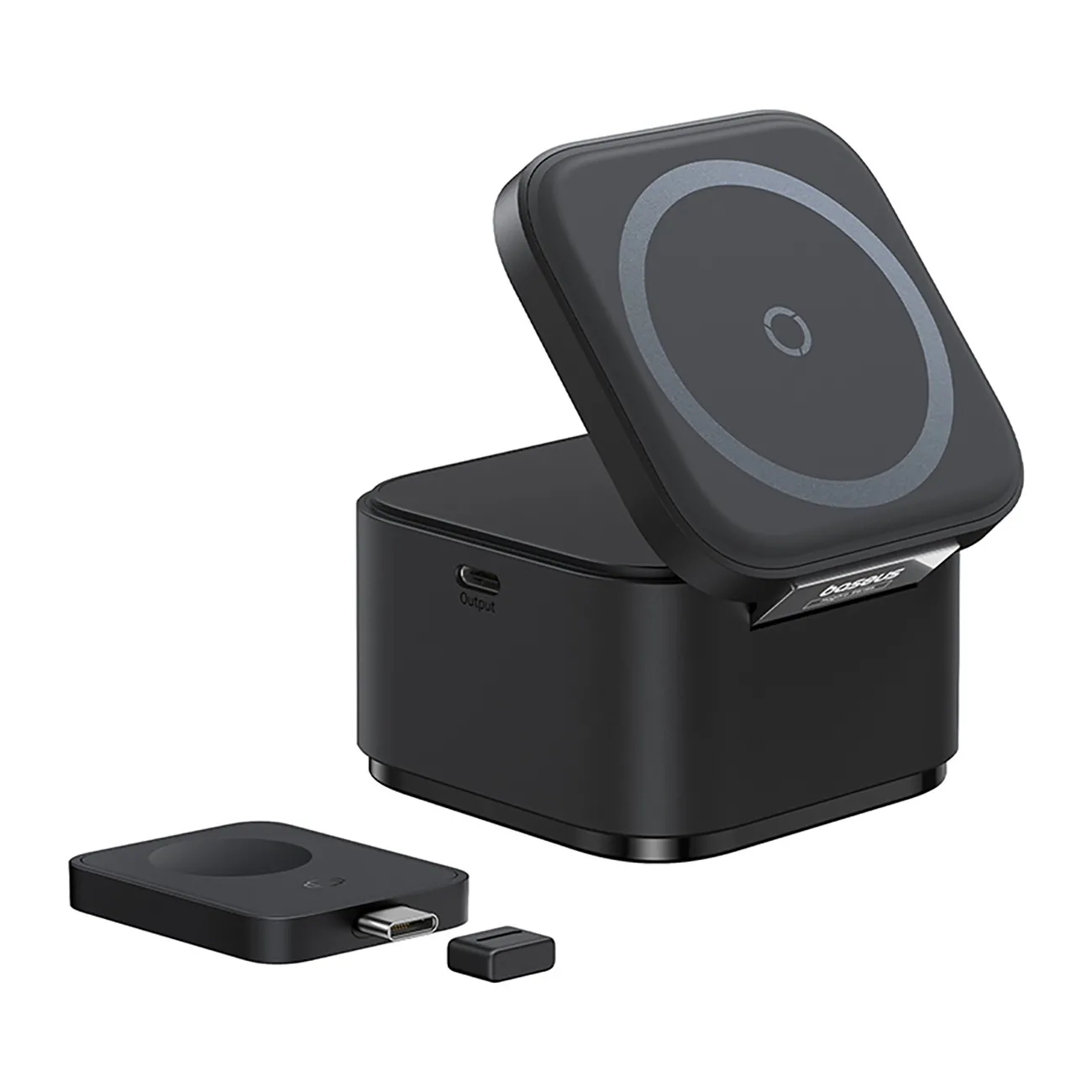 Ładowarka indukcyjna Baseus MagPro 3w1 MagSafe 25W Czarny