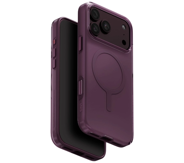UNIQ Clario do iPhone 18 Pro Max / 17 Pro Max Magclick Charging eco Fioletowy