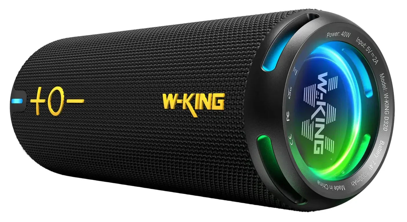 Głośnik Bluetooth W-KING D320 40W Czarny