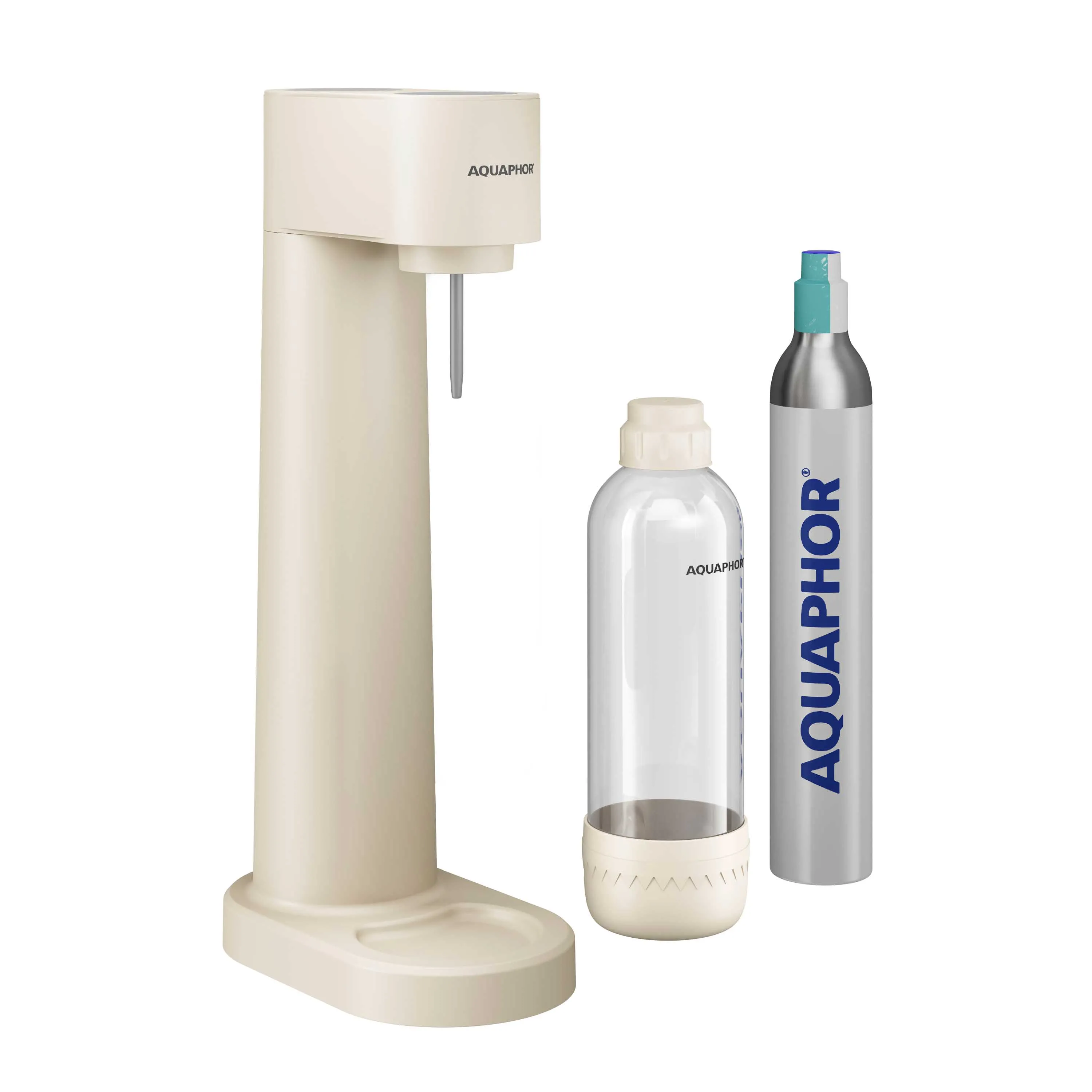 Saturator Aquaphor Primo Kremowy + Nabój z gazem CO2