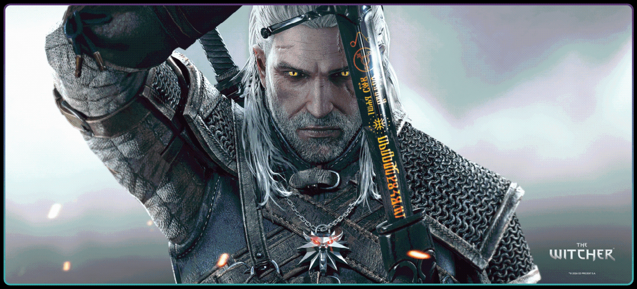 Podkładka Good Loot The Witcher (Wiedźmin) Geralt RGB XL