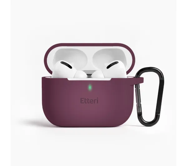 Etteri silikonowe do AirPods Pro 3 Ciemna wiśnia