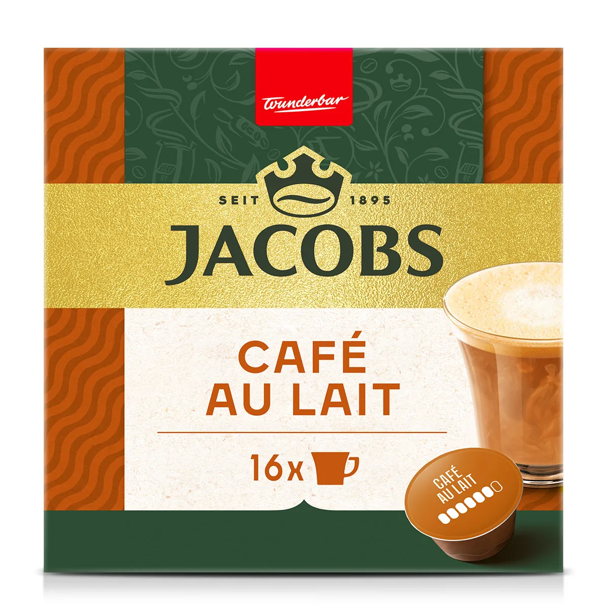 Kapsułki Jacobs Cafe Au Lait 16szt.