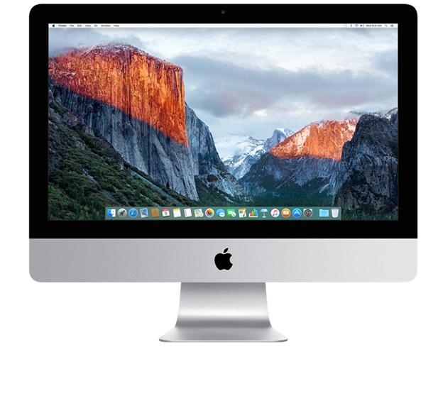 Komputer Apple iMac 21,5  i5-7360U  - 21,5" - 8GB RAM -  1TB Dysk -  OS X
