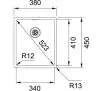 Zlewozmywak Franke Box BXX 210/110-34 Stalowy Srebrny