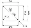 Zlewozmywak Franke Box BXX 210/110-45 Stalowy Srebrny