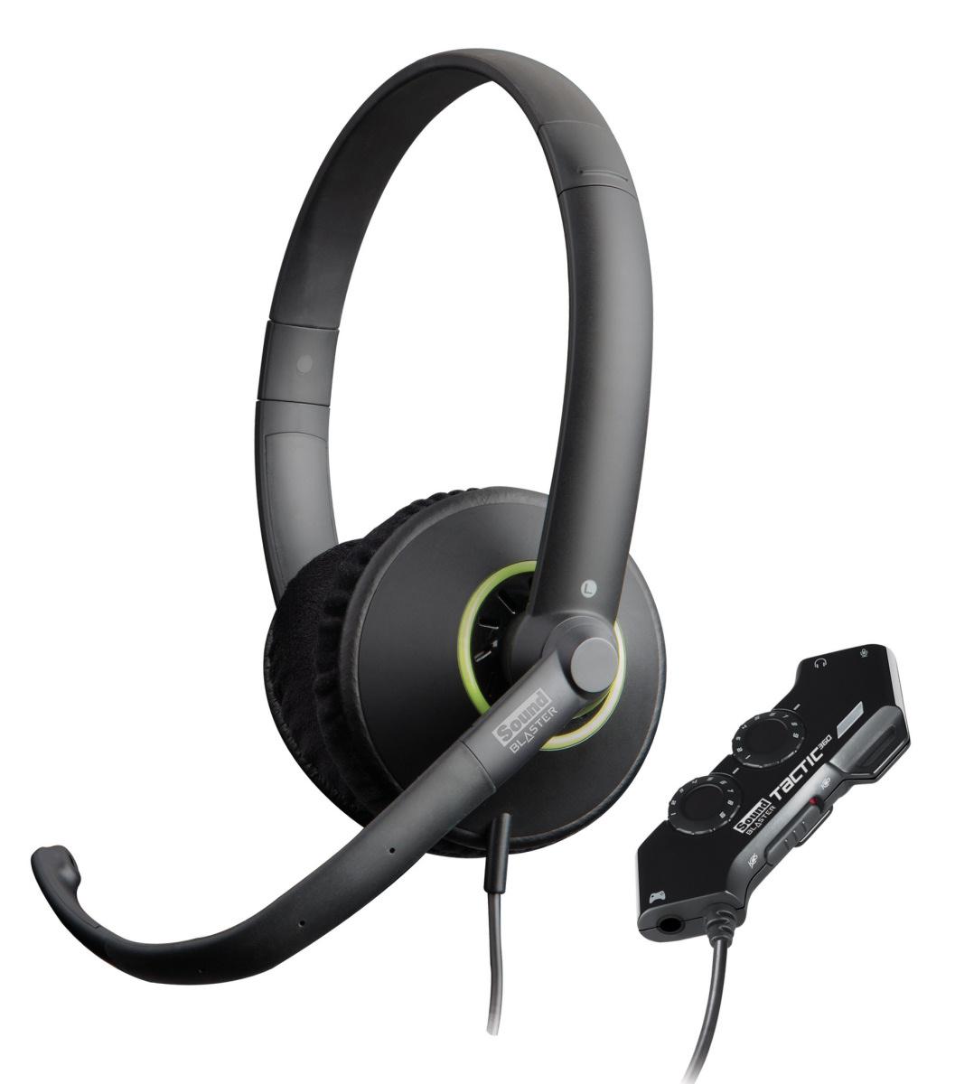 Słuchawki przewodowe z mikrofonem Creative Sound Blaster Tactic360 Ion