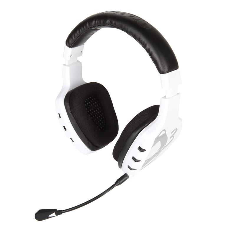 Słuchawki przewodowe z mikrofonem Ozone RAGE ST - biały