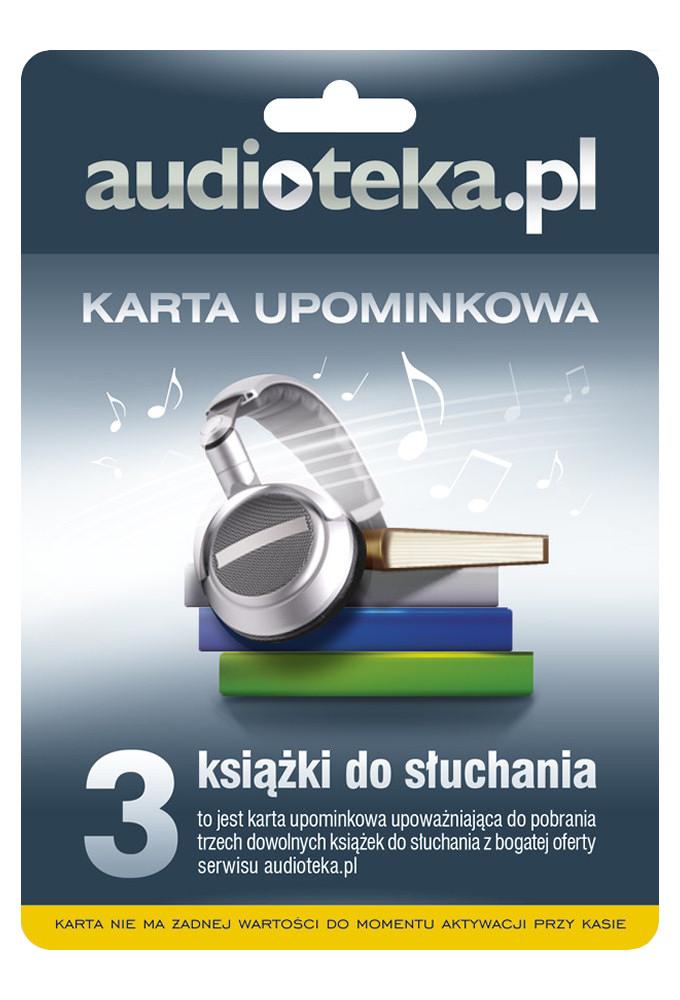 Karta upominkowa Audioteka Karta upominkowa 3 książki