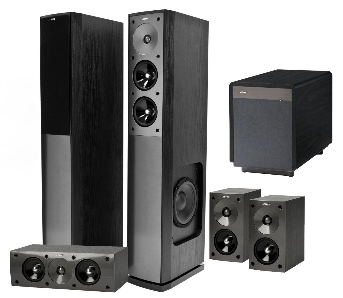 Zestaw kolumn Jamo S 606 HCS 3 + SUB 260 (czarny)