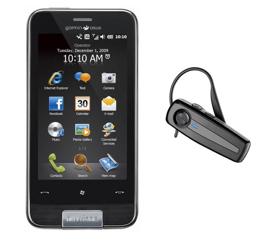 Garmin-Asus Nuvifone M10 + Plantronics Explorer 210