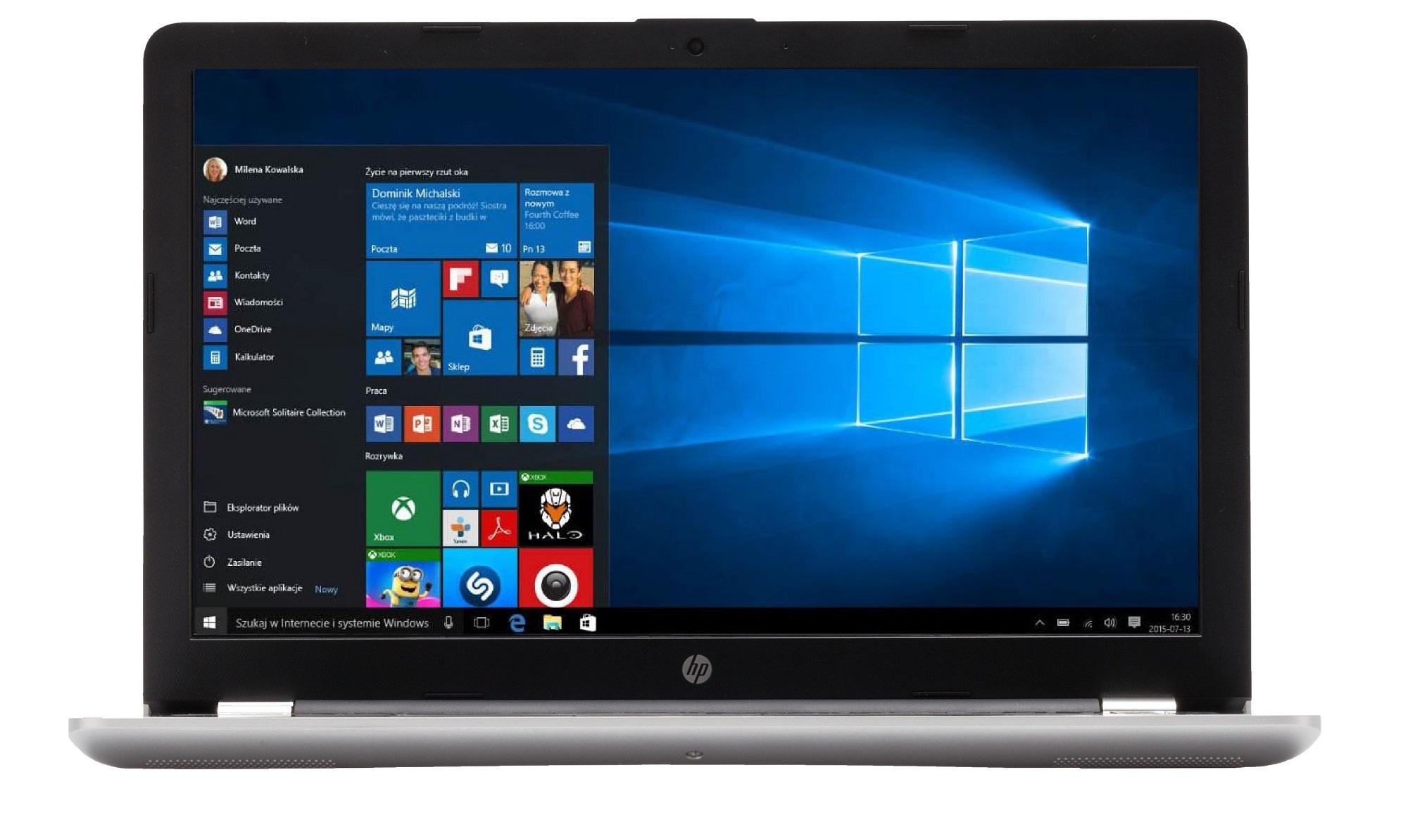 HP 15-bs106nw 15,6" Intel® Core™ i5-8250U 8GB RAM  1TB Dysk  Radeon 520 Grafika Win10