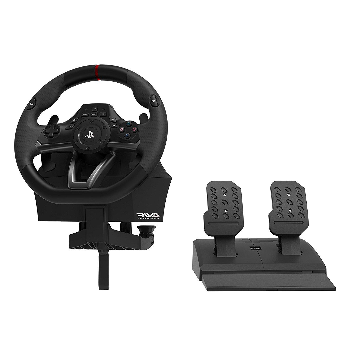 Hori Racing Wheel Apex PS4-052E z pedałami - do PS4, PS3, PC Hori Racing Wheel Apex PS4-052E z pedałami - do PS4, PS3, PC