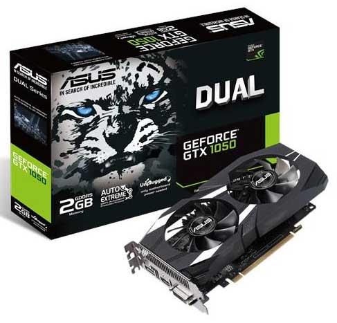 ASUS GeForce GTX 1050 Dual 2GB GDDR5 128bit