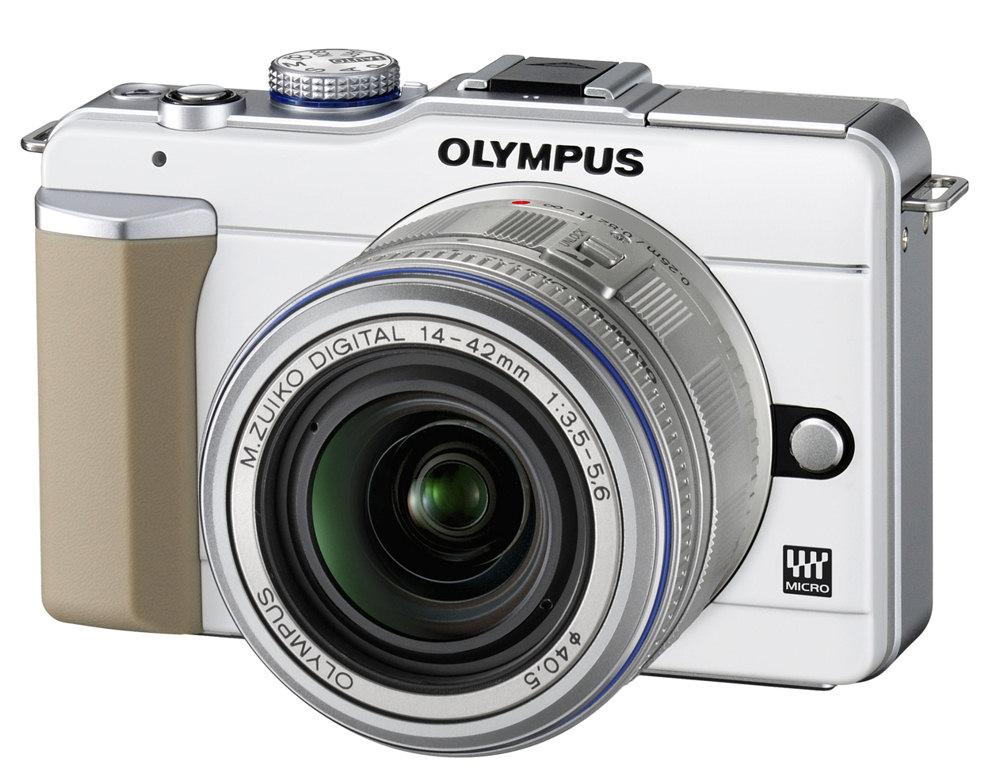 Olympus Pen E-PL1 + 14-42mm (bialy)