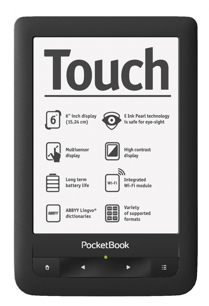 Czytnik E-booków Pocketbook Touch (czarny)