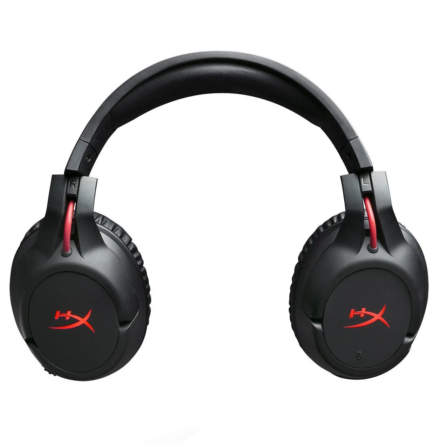 Słuchawki bezprzewodowe z mikrofonem HyperX Cloud Flight HX-HSCF-BK/EM Nauszne Czarno-czerwony
