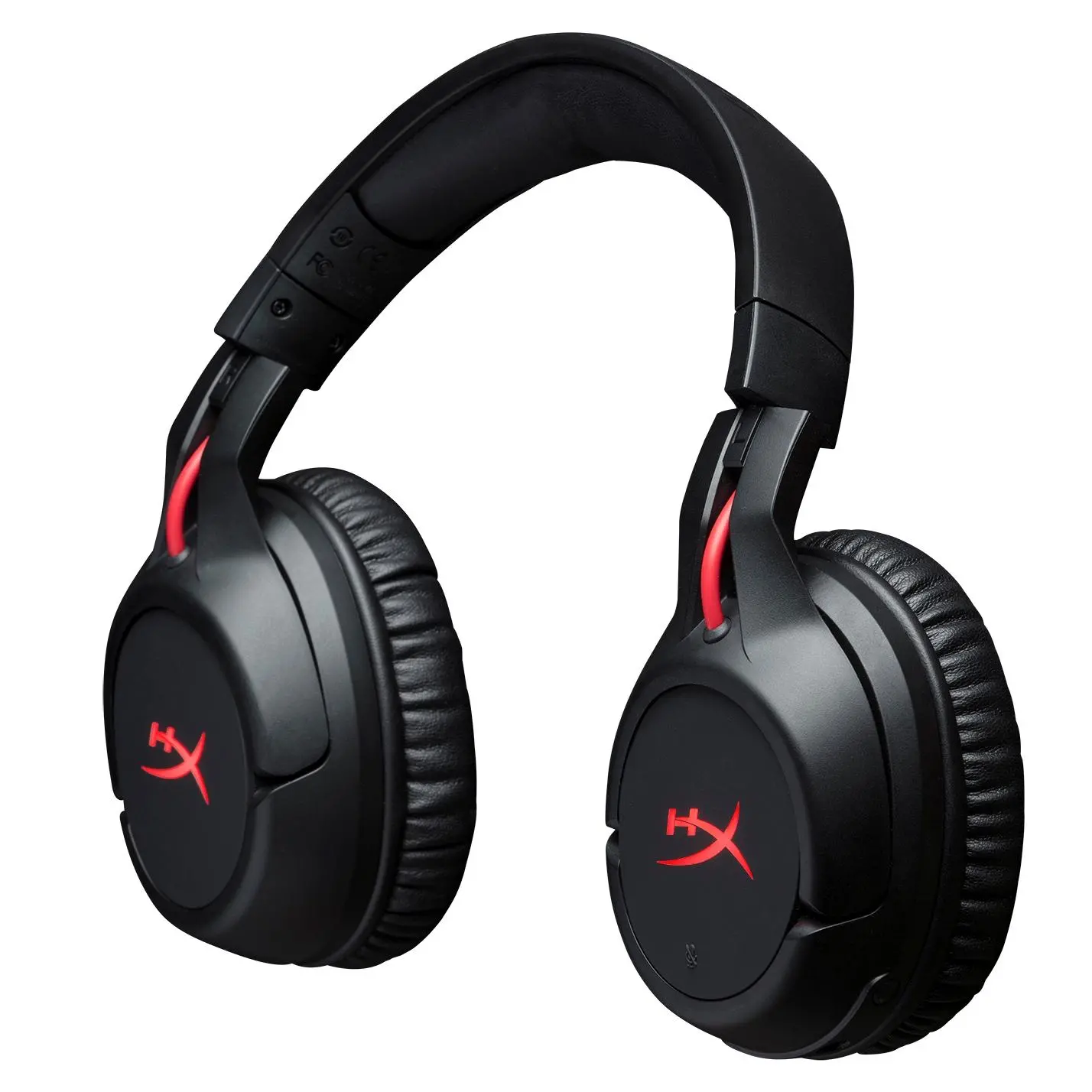 Słuchawki bezprzewodowe z mikrofonem HyperX Cloud Flight HX-HSCF-BK/EM Nauszne Czarno-czerwony