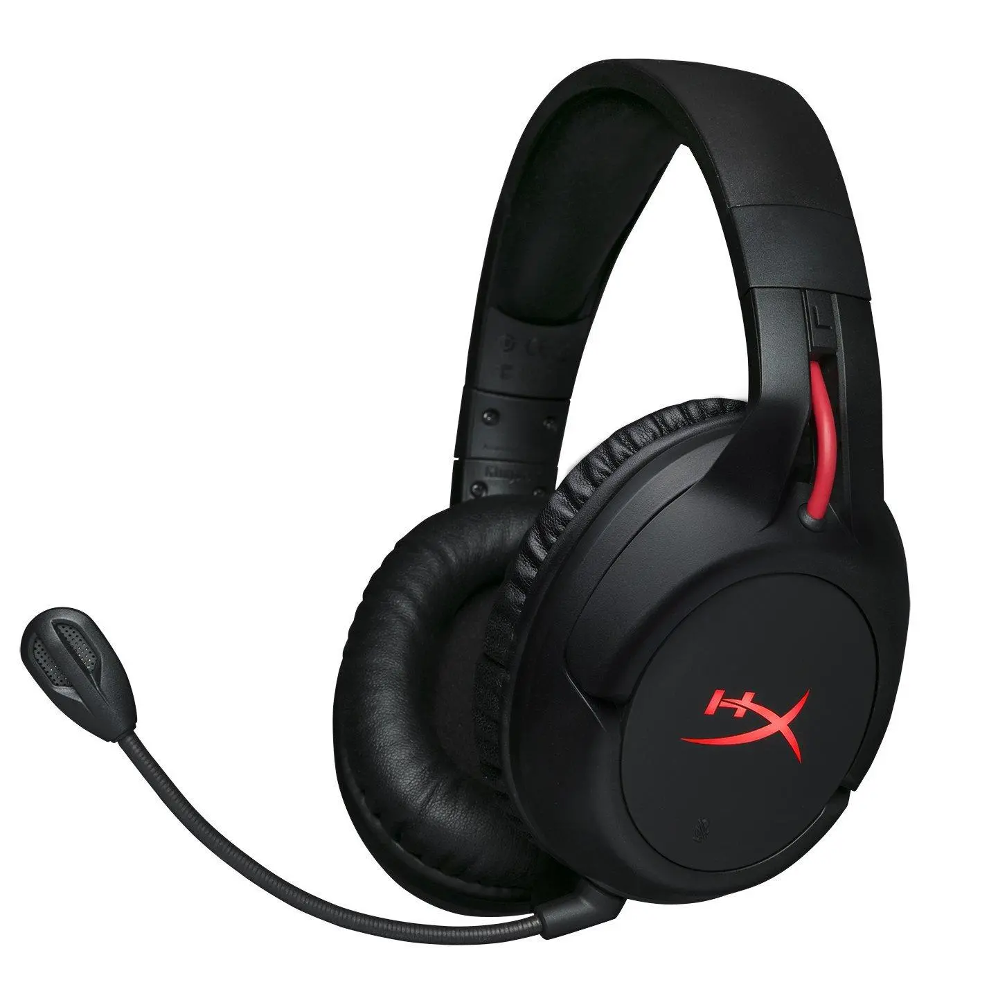 Słuchawki bezprzewodowe z mikrofonem HyperX Cloud Flight HX-HSCF-BK/EM Nauszne Czarno-czerwony