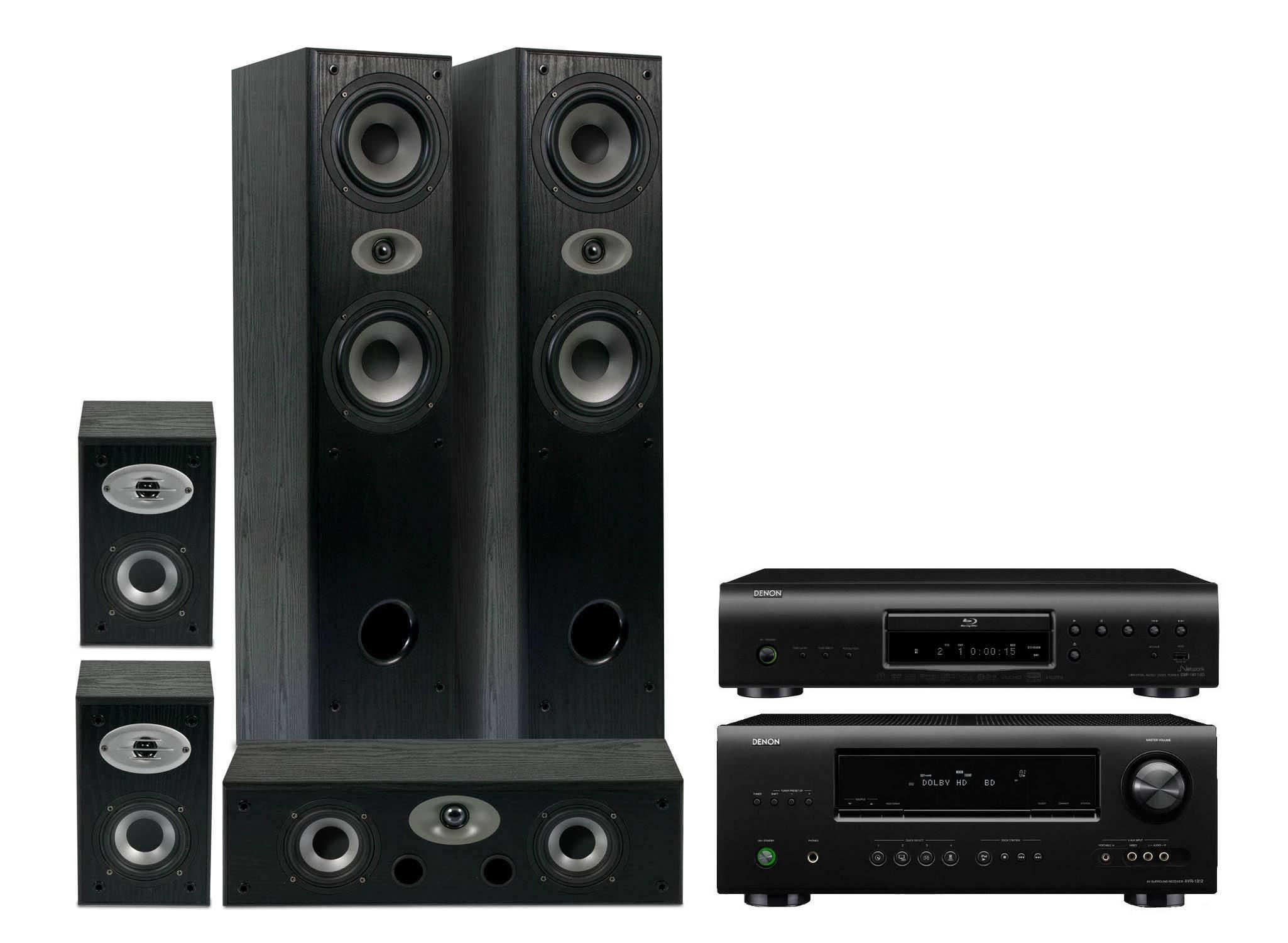 Denon DBP-1611, AVR-1312, Eltax Experience (czarny) w