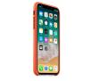 Apple Leather Case iPhone X MRGK2ZM/A (soczysta pomarańcza)