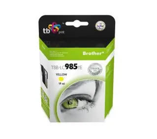 TB Print TBB-LC985YE (zamiennik LC-985Y) Żółty 19 ml