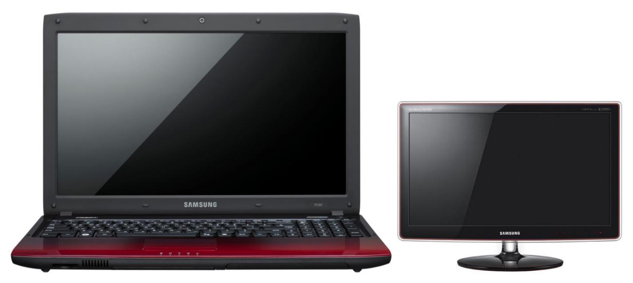 Samsung NP-R580-JS0APL Grafika Win7+ monitor