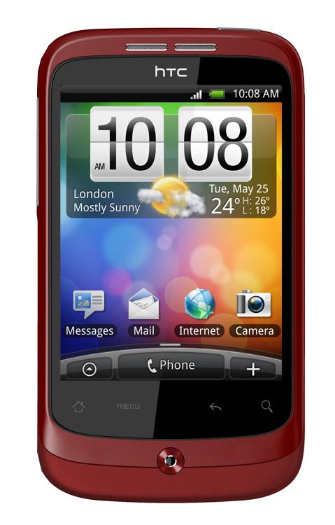 HTC Buzz Wildfire (czerwony)