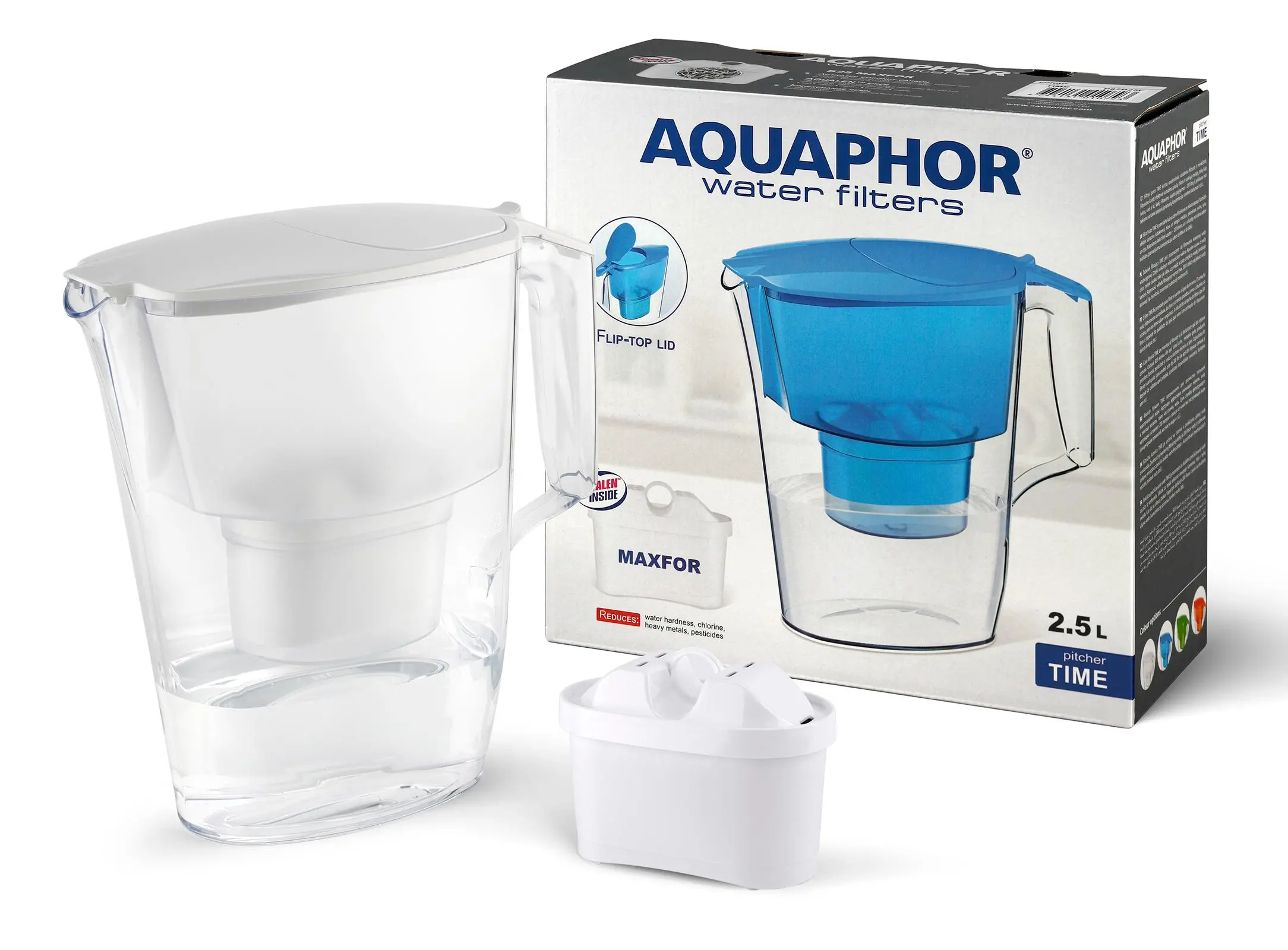 Dzbanek filtrujący Aquaphor Time 2,5l 1 wkład Biały