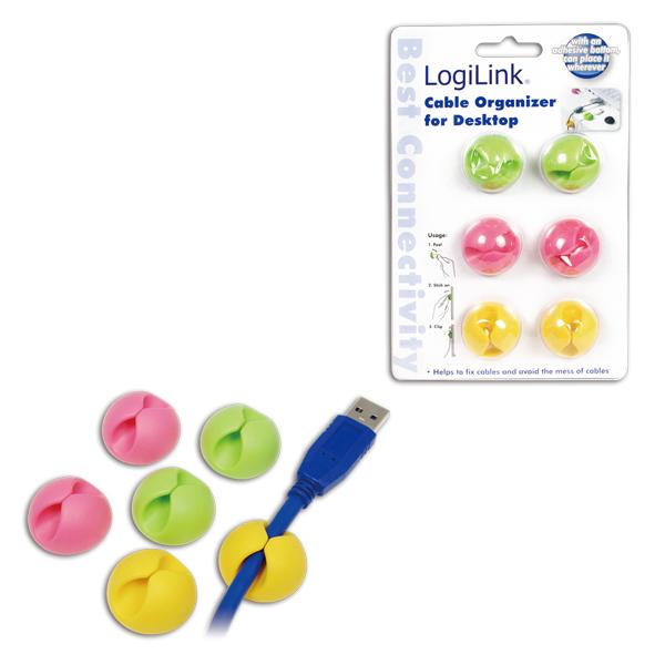 Organizer kabli LogiLink Klips KAB0010