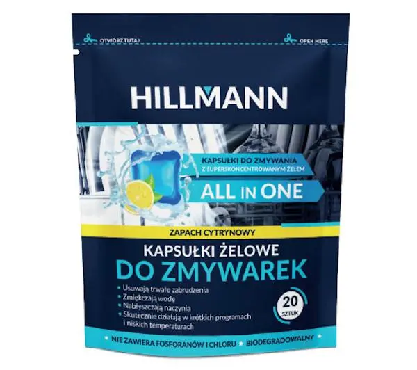 Kapsułki do zmywarki HILLMANN AGDZM04 20szt.