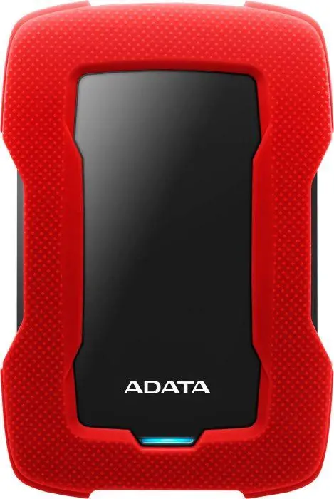 Dysk Adata Durable Lite HD330 1TB HDD  USB 3.0 Czerwony