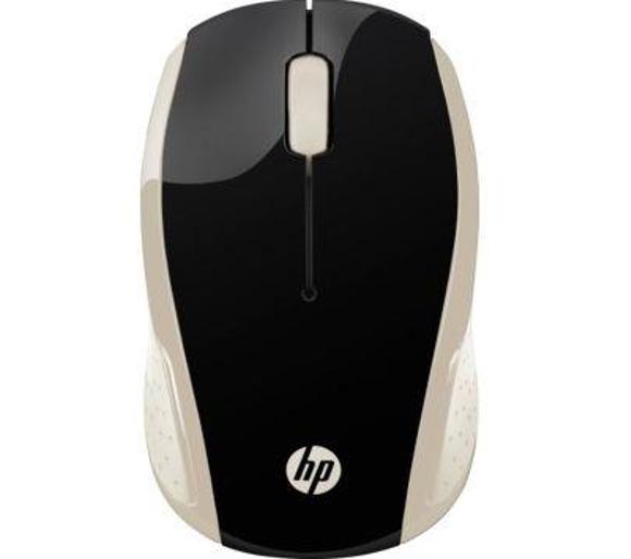 mysz komputerowa HP 200 (czarno-złoty)