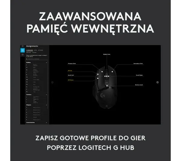 Logitech G502 Hero High Performance Czarny