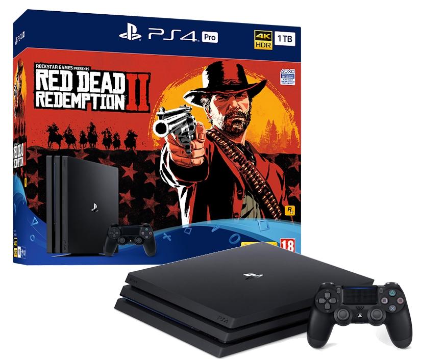 Konsola  Pro Sony PlayStation 4 Pro 1TB + Red Dead Redemption II