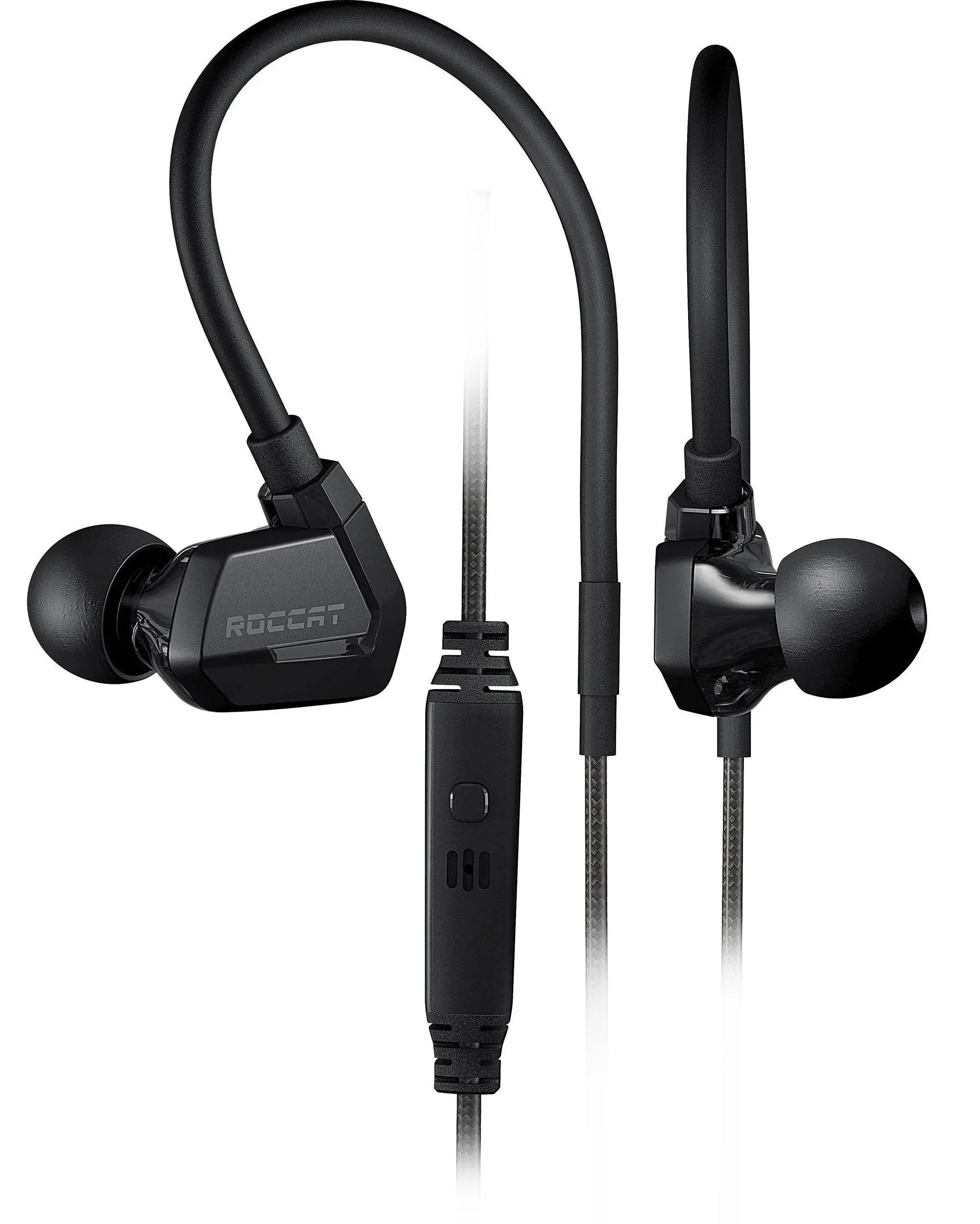 Słuchawki przewodowe z mikrofonem Roccat Score Nauszne Czarny