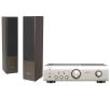 Zestaw stereo Denon PMA-520AE (srebrny), Pylon Audio Coral 25 (wenge)