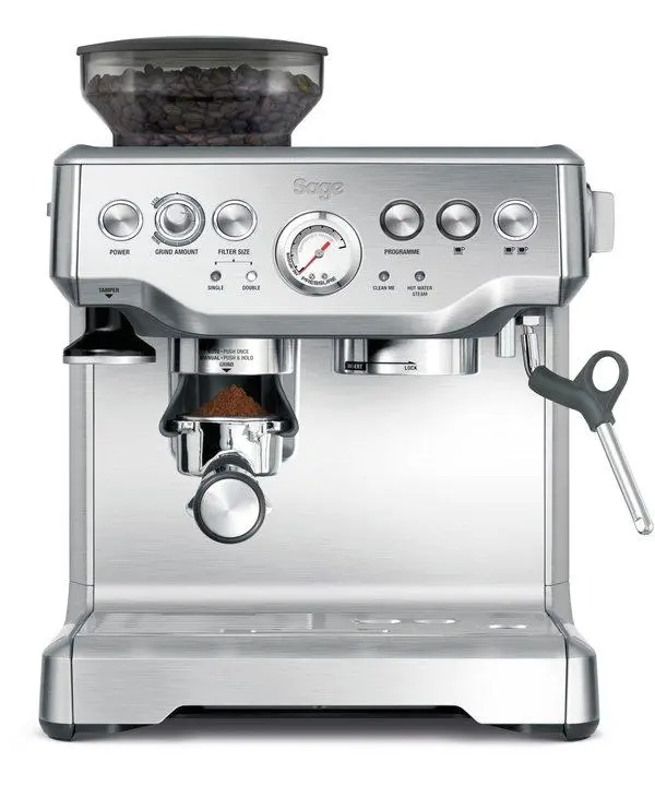 фото Кавоварка ріжкова еспресо Sage Barista Express SES875BSS