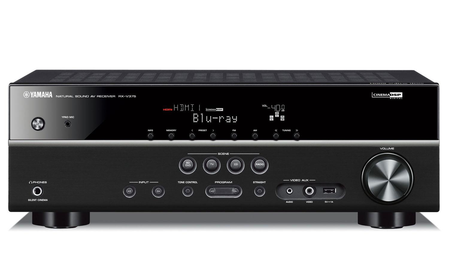 Amplituner Yamaha RX-V375 (czarny)